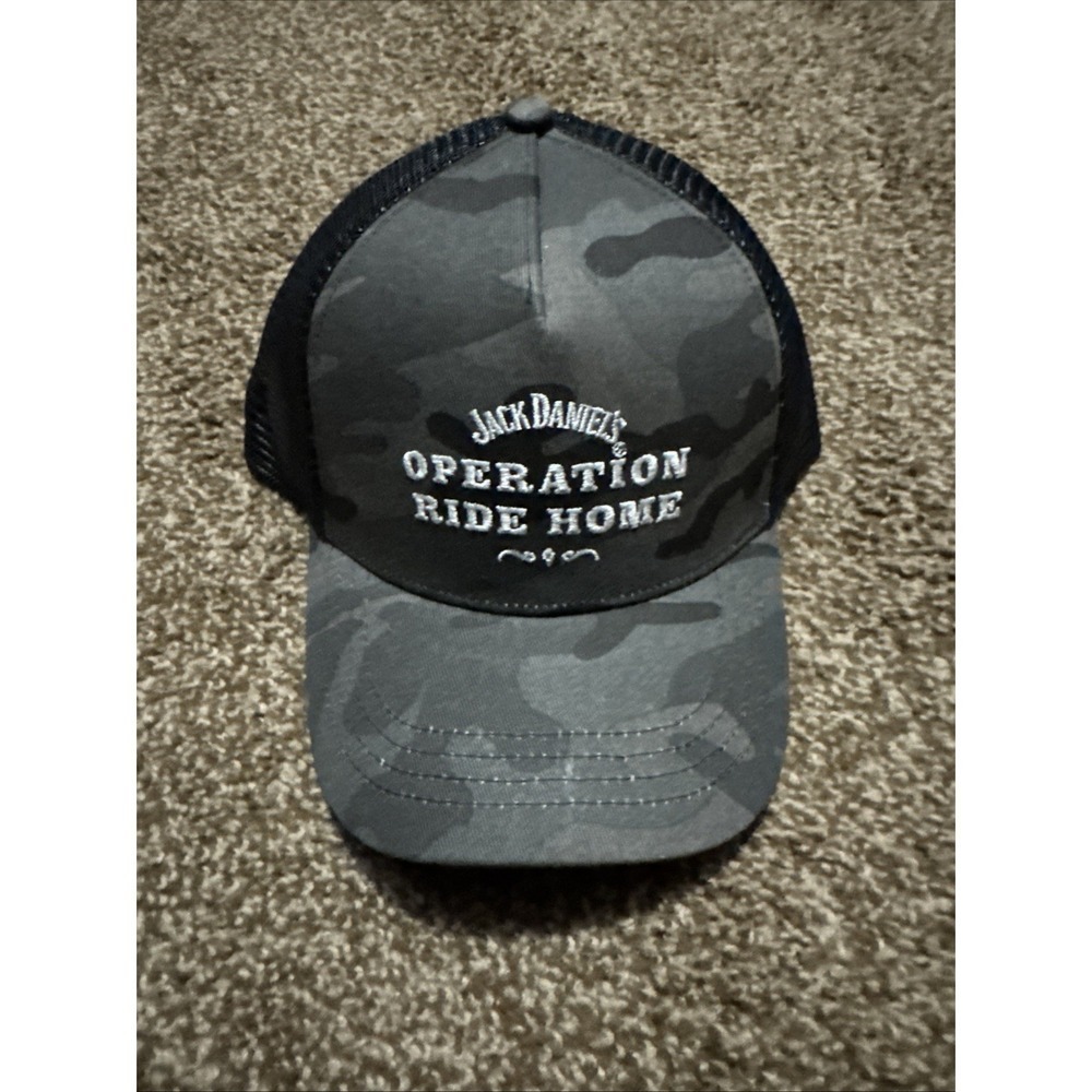 Jack Daniel's Operation Ride Home Snapback Hat Multicolor SnapBack‎ Camo